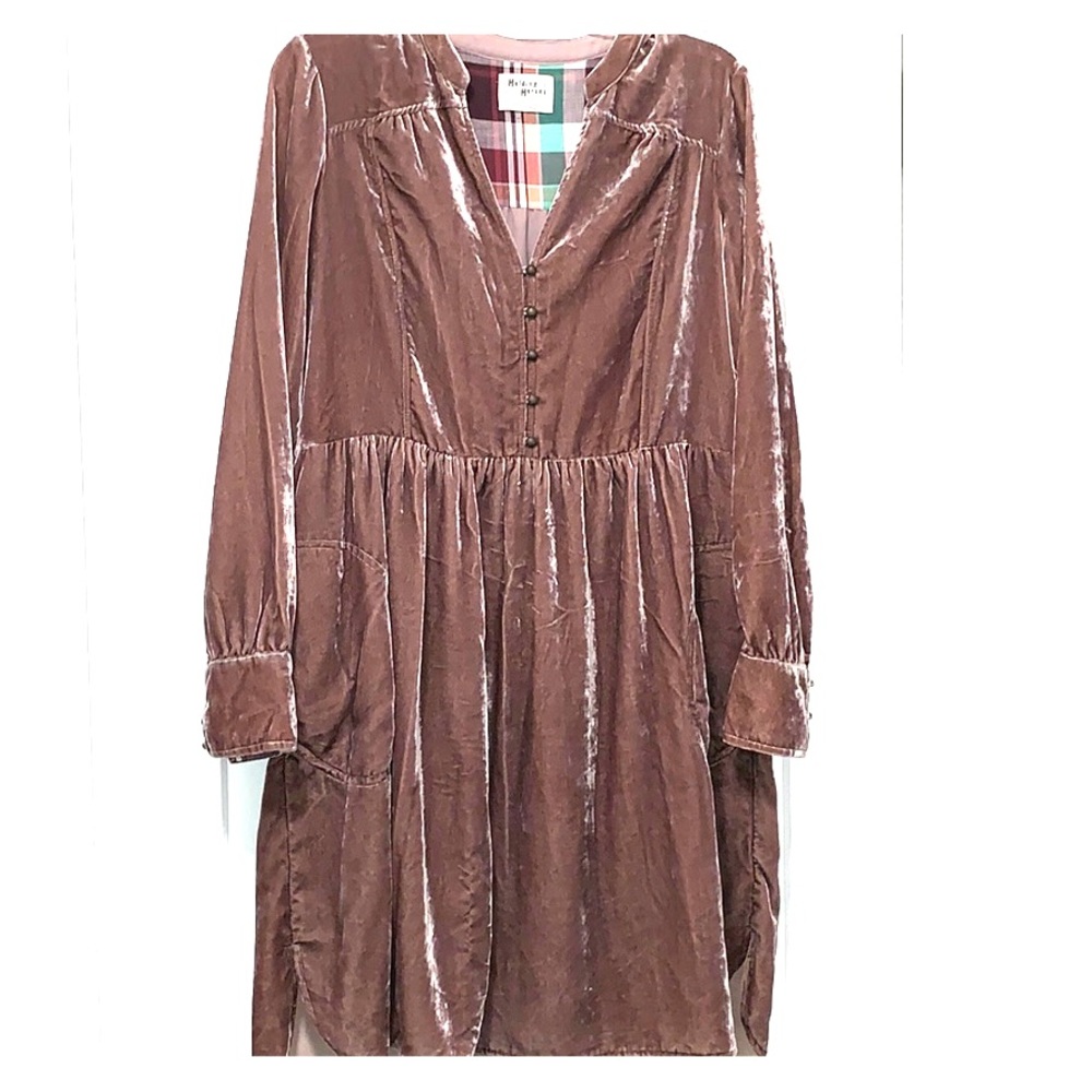Velvet Anthropologie dress by Holding Horses